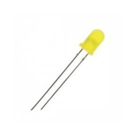 LED Amarillo 5mm pack 10 unidades