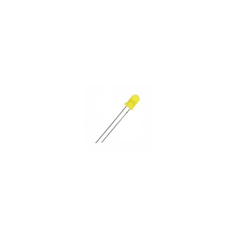 LED Amarillo 5mm pack 10 unidades