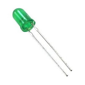 LED Verde 5mm pack 10 unidades