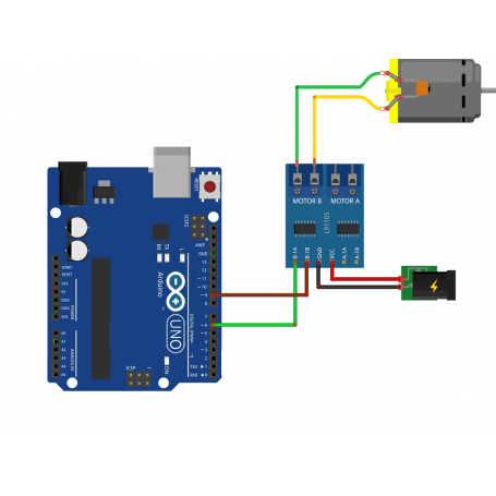 Controlador de Motores Puente H (L9110S)