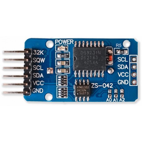 Reloj de Tiempo Real (RTC) + Memoria 32Kb I2C ZS-042