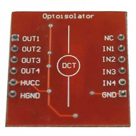 Aislador Optoacoplador de 4 canales TLP281