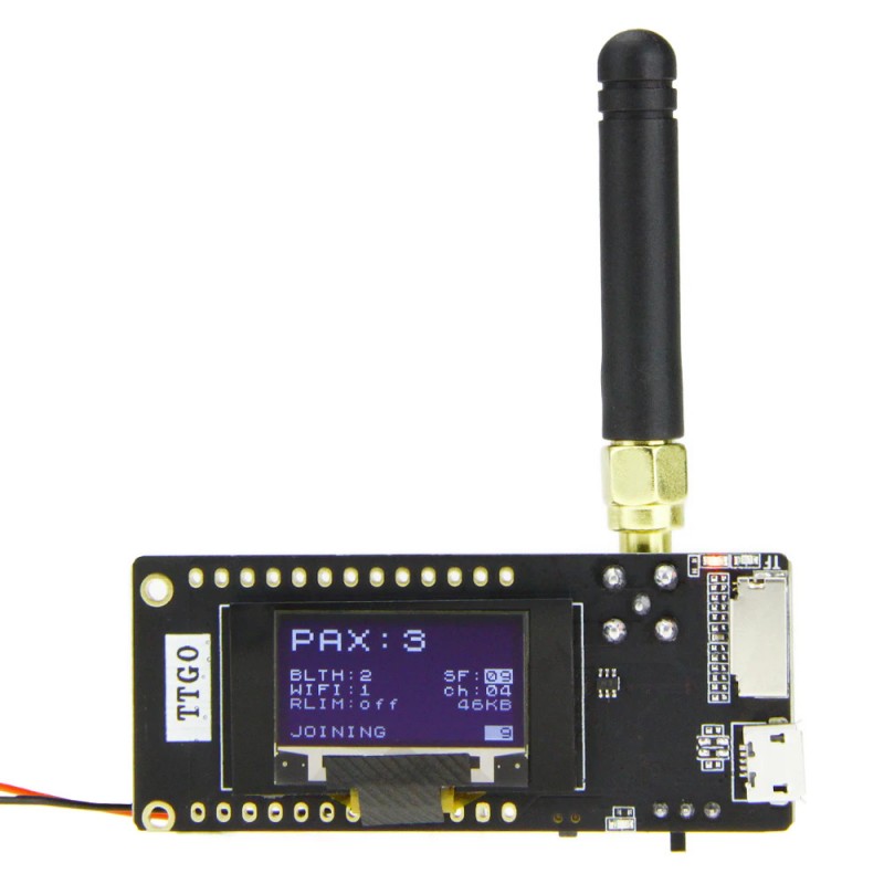 TTGO ESP32 LoRa32 Paxcounter 915Mhz  OLED LoRaWAN