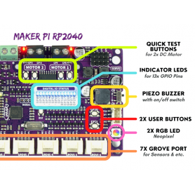 Maker PI RP2040 para Robótica - Cytron
