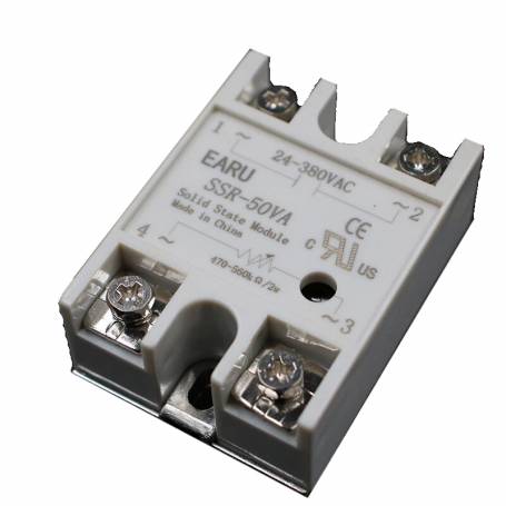 Rele Estado solido SSR-50VA Control por potenciómetro