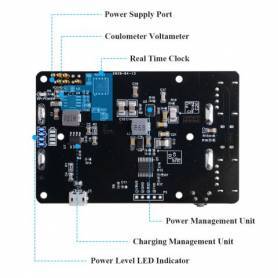 UPS para Raspberry Pi 4B/3B+  con RTC