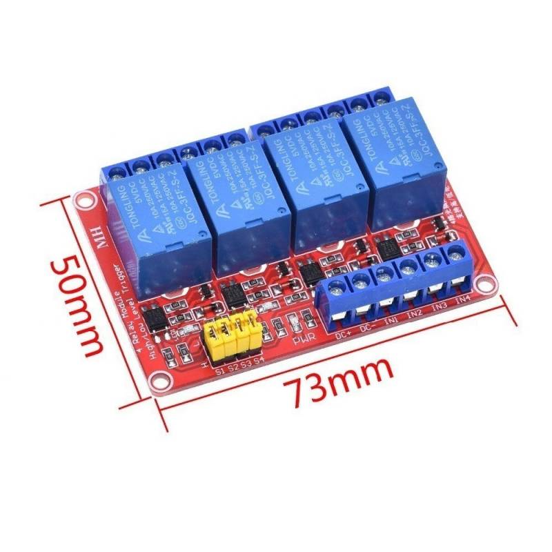 Modulo Rele 24V  4 canales