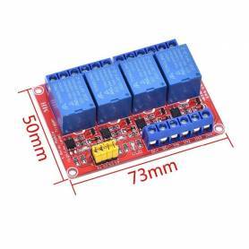 Modulo Rele 12V  4 canales