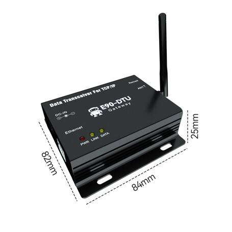 Transmisor y Receptor Inalambrico Ethernet Via LoRa E90-DTU(900SL30-ETH)