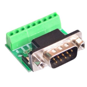 Conector DB9 Macho conversor RS232  RS485 a bornera