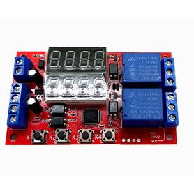 Rele Temporizador Programable 12V 2 canales