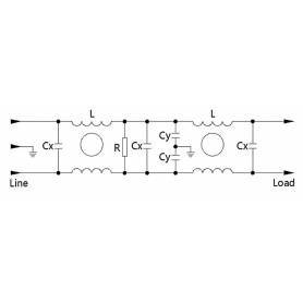 Filtro de linea EMI/EMC CW4-30A-T