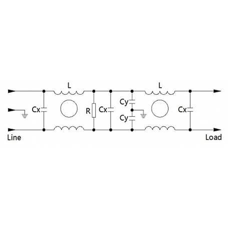 Filtro de linea EMI/EMC CW4L2-30A-R