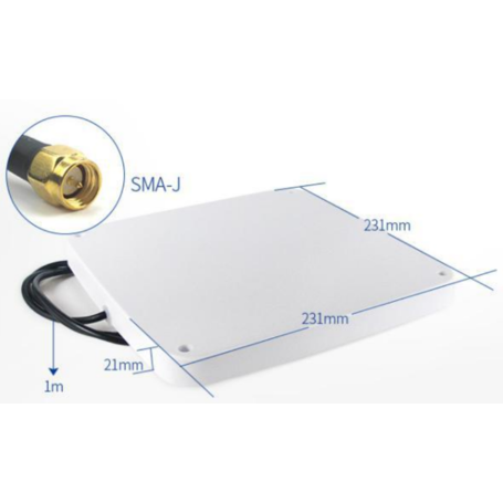 Antena direccional exterior 10dBi 915MHz LoRa LoRaWAN