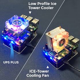 UPS para Raspberry Pi 4B/3B+  con RTC PLUS