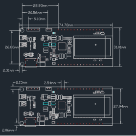 TTGO T-PCIE ESP32 WROVER 16MB 2G 3G 4G Sin Módem