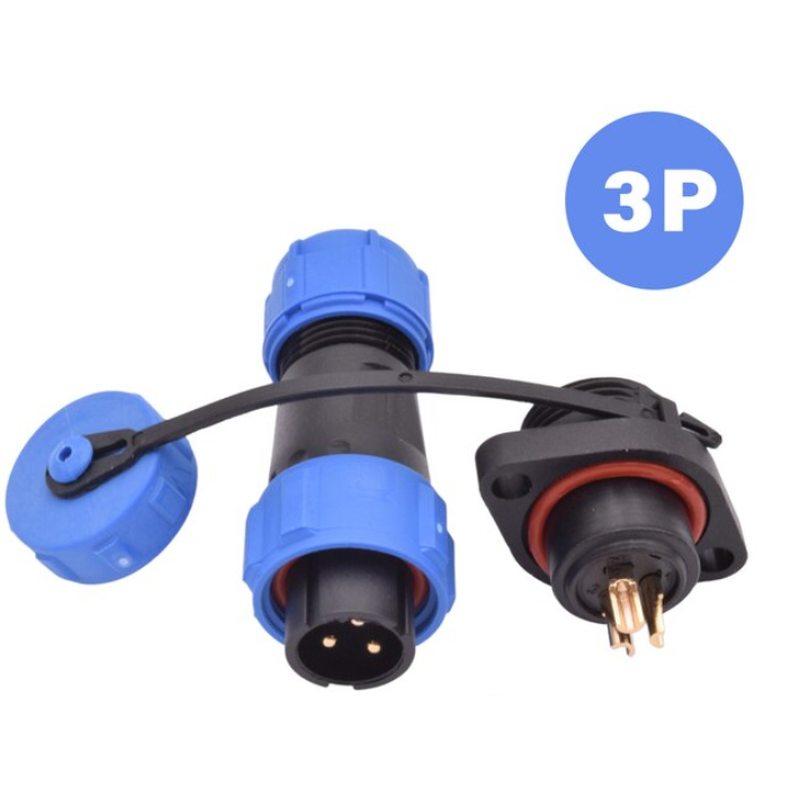 Conector IP68  ZP21 3P Flanje