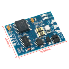 Conversor TTL a RS485 con señal aislada o de aislamiento galvánico