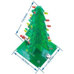 Kit practica soldadura TrueHole "Árbol de navidad"