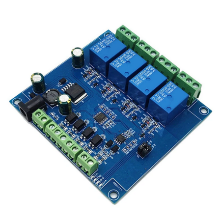 Modulo rele de 4 canales RS485/TTL de 7-24V