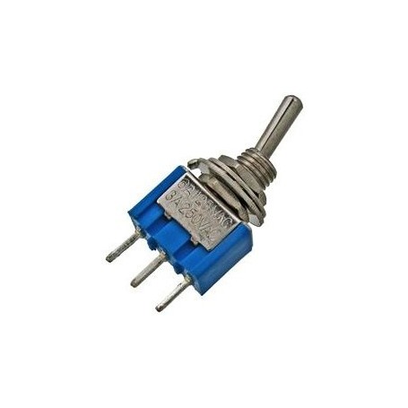 Pack 10 Unidades - Interruptor de palanca switch MTS-103 SPDT 3 pines ON-OFF-ON