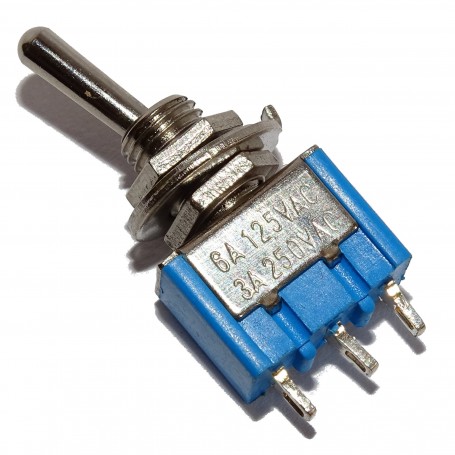 Pack 10 Unidades - Interruptor de palanca switch MTS-103 SPDT 3 pines ON-OFF-ON