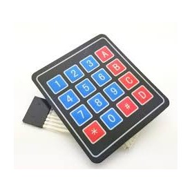 Teclado de membrana Key pad 4x4