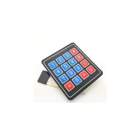 Teclado de membrana Key pad 4x4