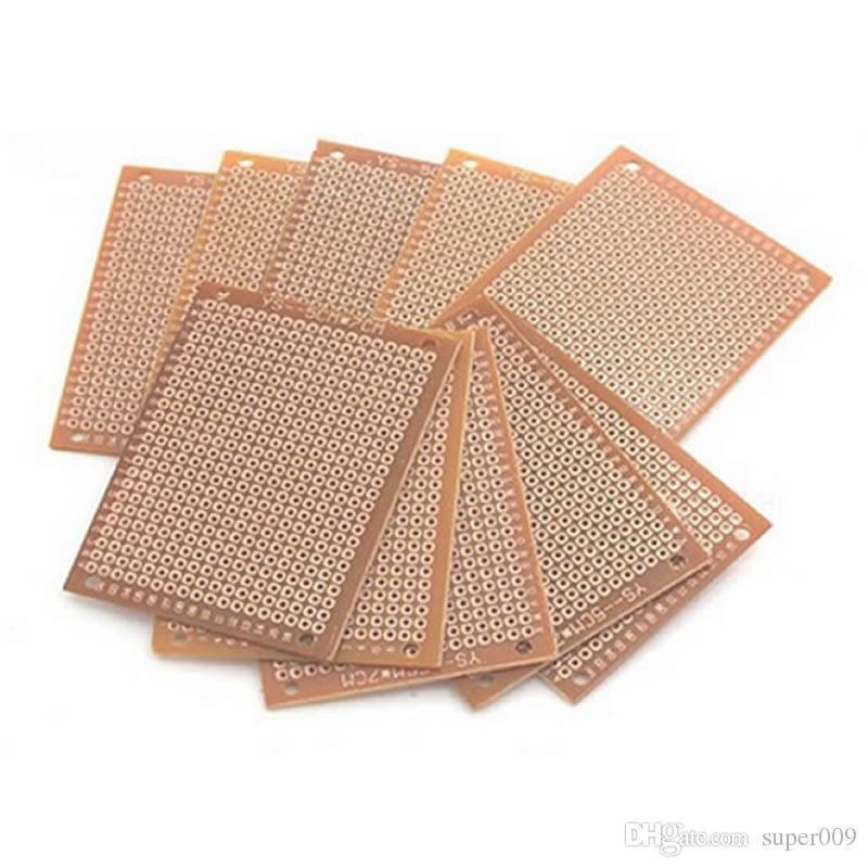 Placas PCB pre-perforadas 5x7CM - Pack 5 Unidades Placas PCB pre-perforadas 5x7CM - Pack 5 Unidades