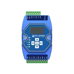 Modulo adquisicion 6AI 4-20mA Modbus TCP/IP RS485 con pantalla