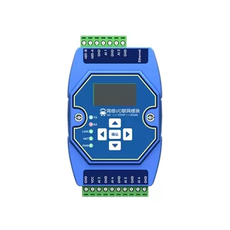 Modulo adquisicion 6AI 4-20mA Modbus TCP/IP RS485 con pantalla  ME31-XAXX0600 - Ebyte