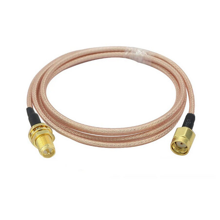 Extensión de cable coaxial RP-SMA Hembra a RP-SMA Macho de 5m RG316