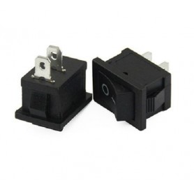 Interruptor switch ON-OFF 10A KDC1-101 Rojo y Negro