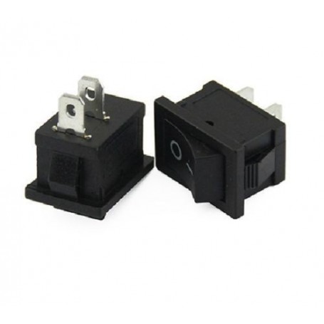 Interruptor switch ON-OFF 10A KDC1-101 Rojo y Negro