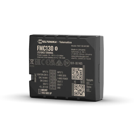 Rastreador GPS 4G LTE Bluetooth FMC130 - Teltonika