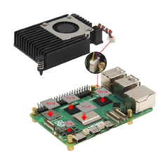 Ventilador Geekworm Raspberry Pi 5 H505