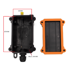Carcasa Con cable RP-SMA y prensa estopa  IP67