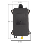 Carcasa Con cable RP-SMA y prensa estopa  IP67