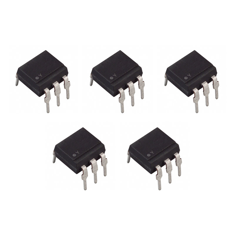 Pack 5 Unidades - MOC3063 Optoacoplador para control de fototriac Pack 5 Unidades - MOC3063 Optoacoplador para control de fototriac