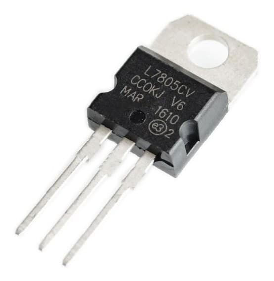 Regulador de Voltaje Lineal 5V L7805 - Pack 5 Unidades