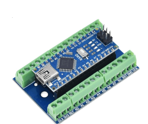 Adaptador a bornera para arduino nano