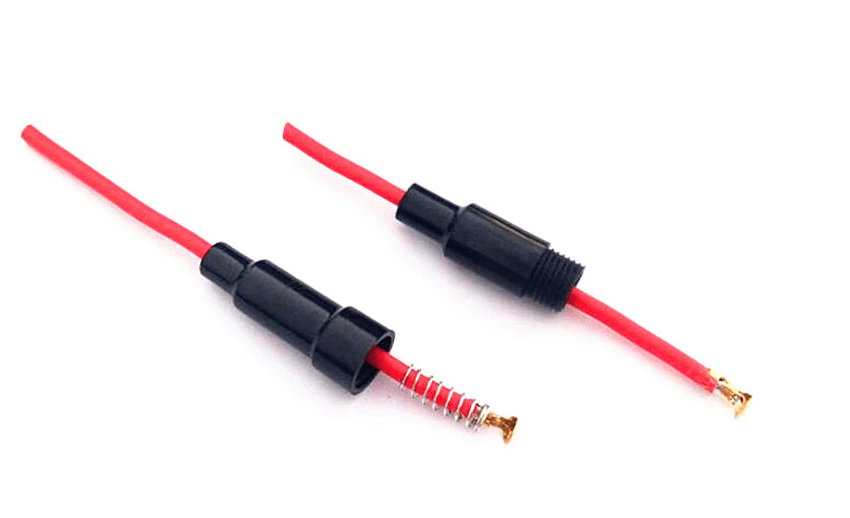 Pack 3 Porta Fusible con cable  50x20mm