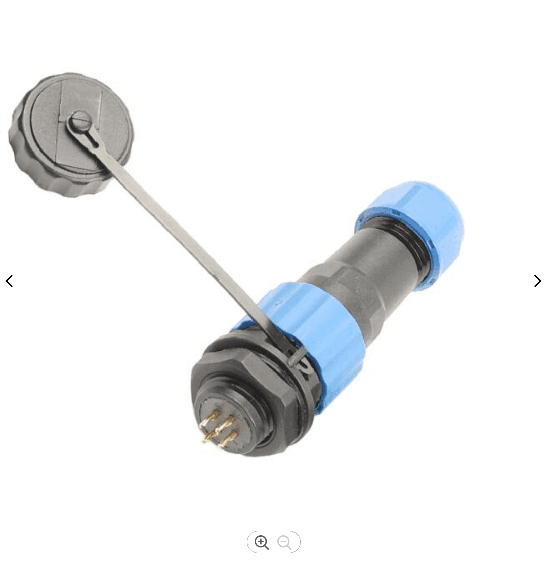 Conector IP68 ZP16 2P