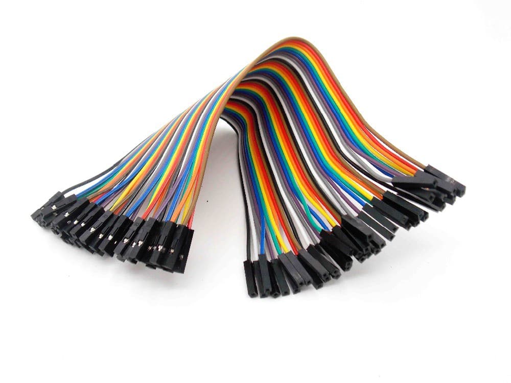 Cables dupont 40 pines (variedad de tipo y tamaño)