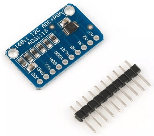 ADS1115 Conversor analogo digital ADC 16Bits 4 canales, placa azul