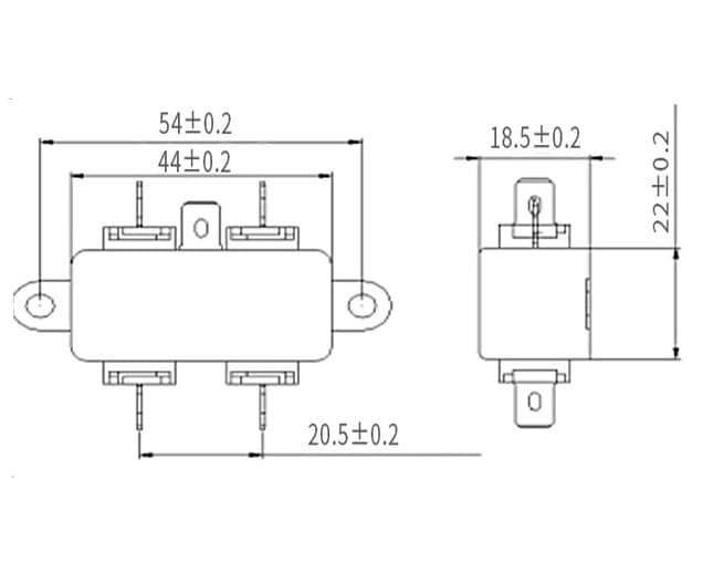 Filtro de linea EMI/EMC CW1B-1A-T(B2) 1A