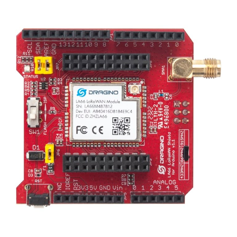 Shield LoRa LoRaWAN LA66 Arduino compatible