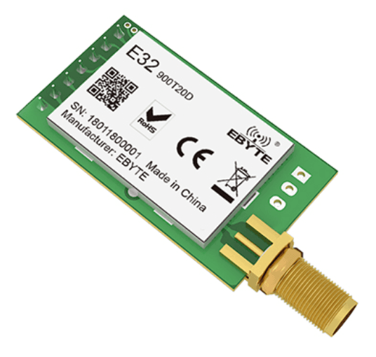 Módulo LoRa E32-900T20D 100mW transceptor UART