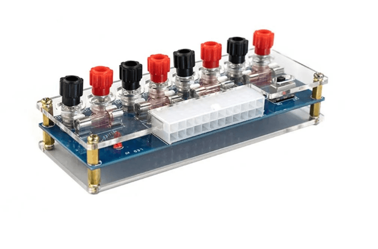 Carcasa de acrílico para Adaptador Fuente ATX PC a Bornera