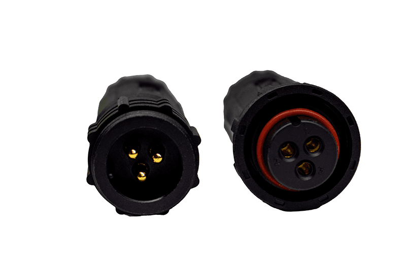 Conector IP67 ZE13 3P 20 Amperes Volante Volante